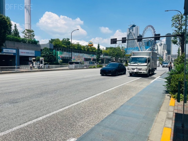 後楽園PREXビル 前面道路