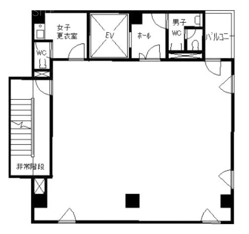 芝パークビル4F 間取り図