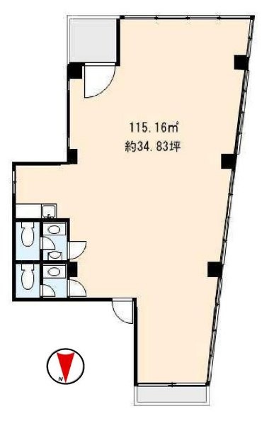 桂ビル3F 間取り図