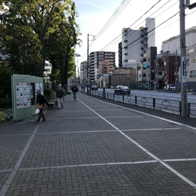 文京グリーンコートイーストウィング ビル前面道路