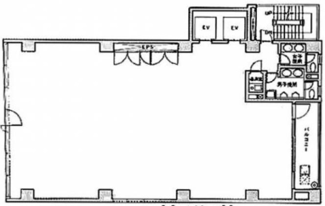 長友ランディックビル8F 間取り図