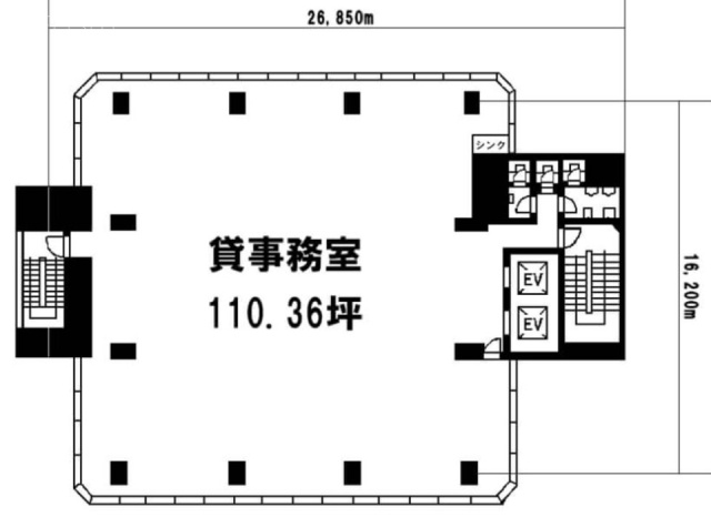 廣瀬第1ビル3F 間取り図