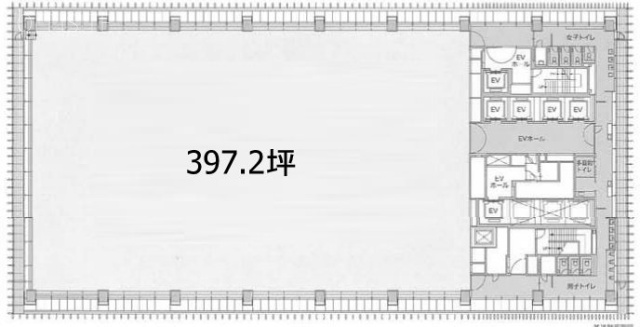 ミュージアムタワー京橋13F 間取り図