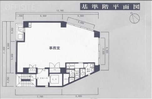 三ノ輪ビル5F 間取り図