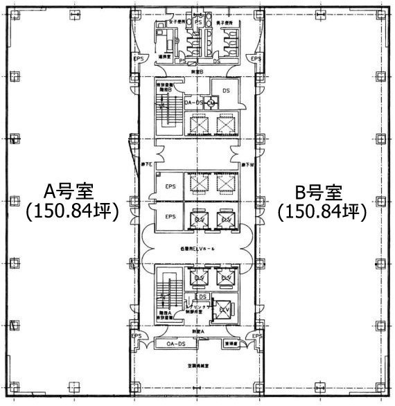 あいおいニッセイ同和損保新宿ビル2F 間取り図