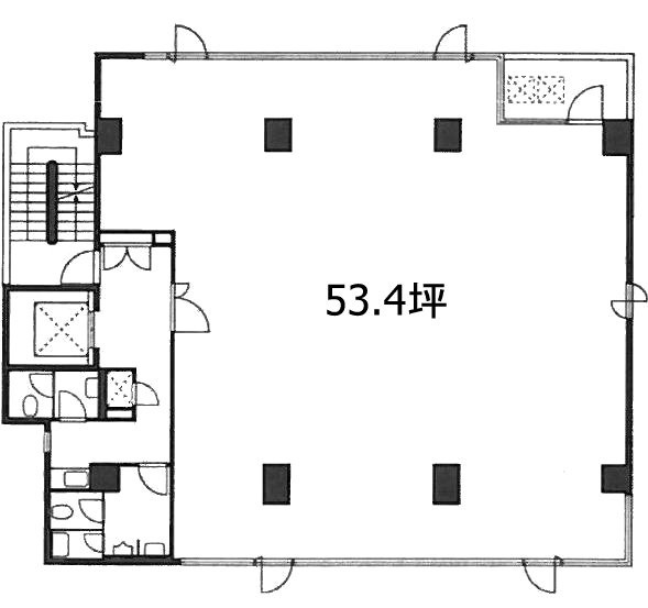 オー・アイ・芝浦6F 間取り図