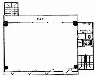 渋谷百瀬ビル5F 間取り図