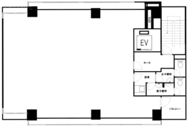 土屋ビル渋谷4F 間取り図
