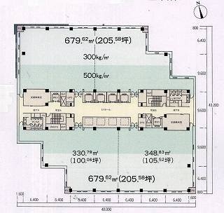 芝浦スクエアビル4F 間取り図