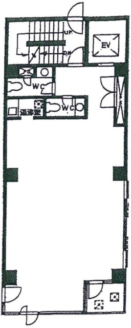 テクス芝浦ビル3F 間取り図