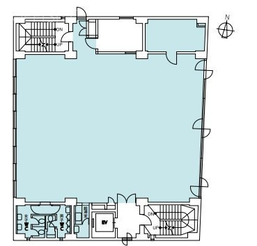 オーク大宮ビル6F 間取り図