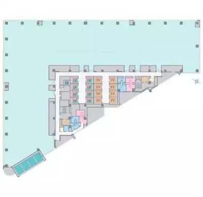 渋谷サクラステージSHIBUYAタワーB1F 間取り図
