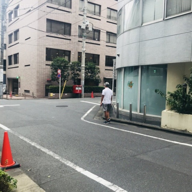 青山アイビスビル ビル前面道路