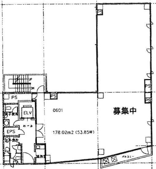 あいおいニッセイ同和損保錦糸町ビル8F 間取り図