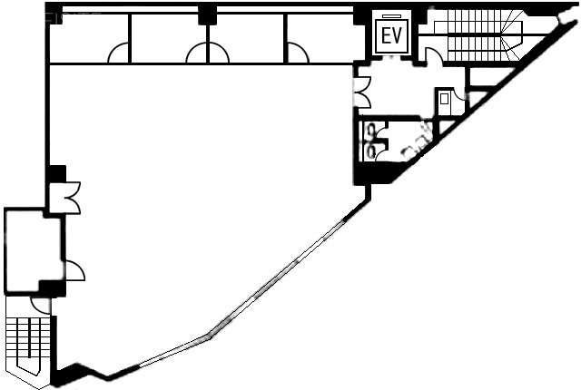 ラ・ベール日本橋3F 間取り図