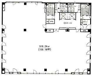 QV1(キューブワン)麹町2F 間取り図