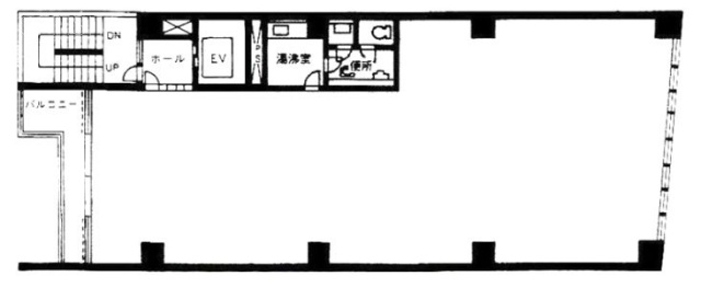 EX-SIDE南新宿(エキサイド南新宿)ビル6F 間取り図