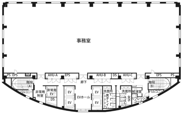 光村(ミツムラ)ビル1F 間取り図