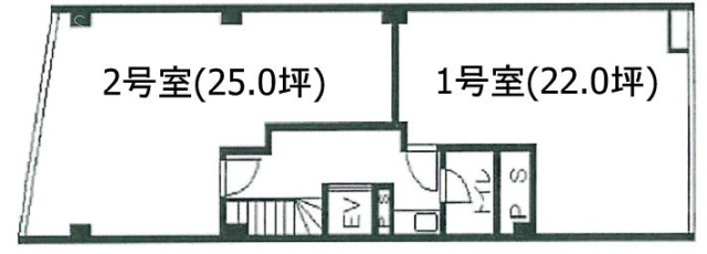 四谷ビルB1F 間取り図