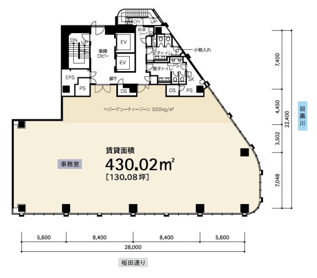 A-PLACE五反田4F 間取り図