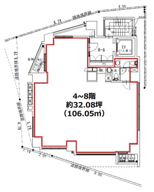 SIL西新宿4F 間取り図