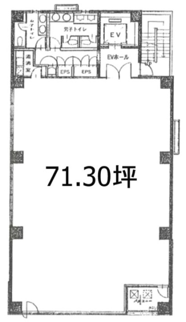 片帆ビル2F 間取り図