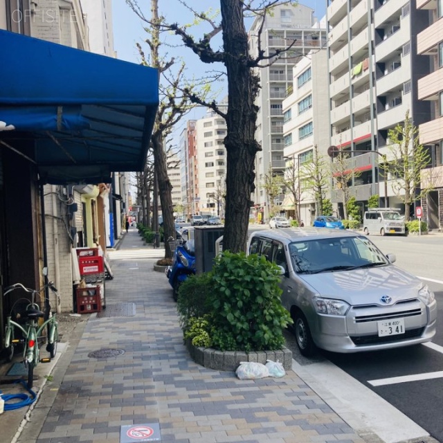 MAS三田ビル ビル前面道路