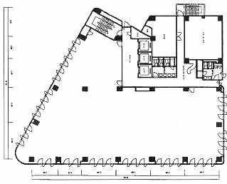飯田橋駅東口ビル1F 間取り図
