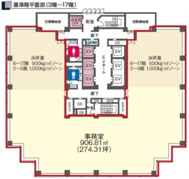 FOREFRONT TOWER7F 間取り図