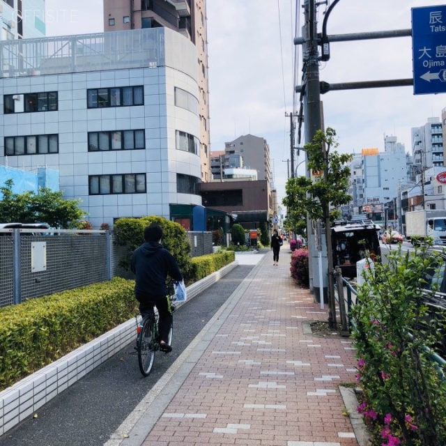 アドン菊川ビル ビル前面道路