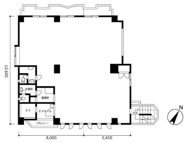 星野館ビル5F 間取り図