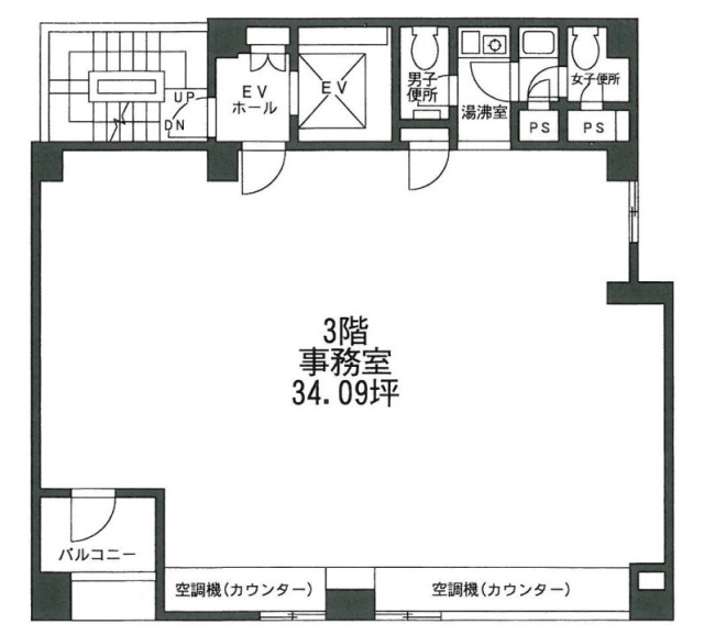 安藤ビル4F 間取り図