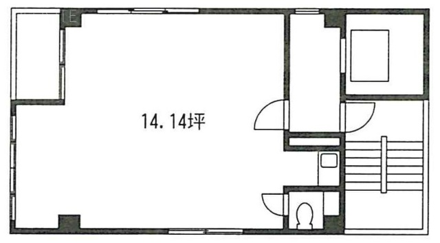 内村芝ビル2F 間取り図