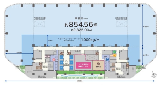 TORANOGATE28F 間取り図