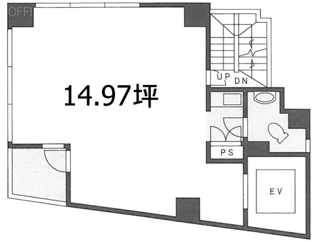 麹町K-118ビル2F 間取り図
