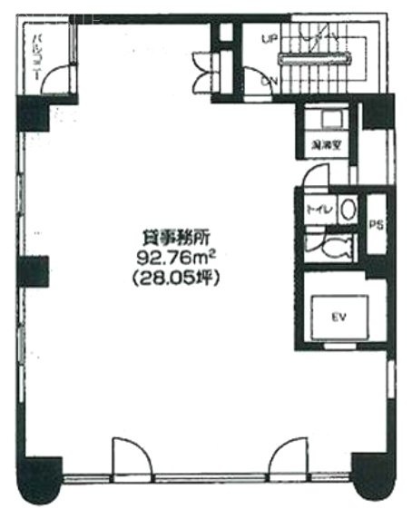 新光第5ビル6F 間取り図
