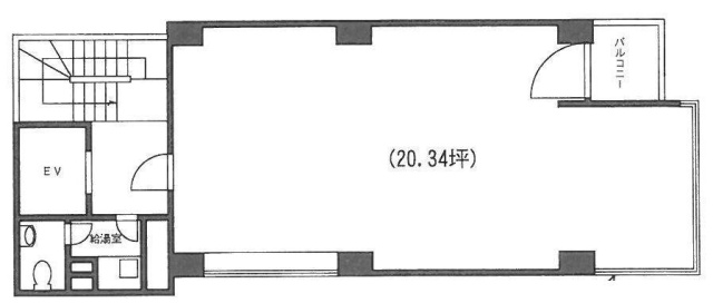 スマイリービル6F 間取り図