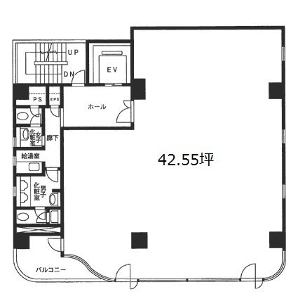 飯田橋丸ビル4F 間取り図
