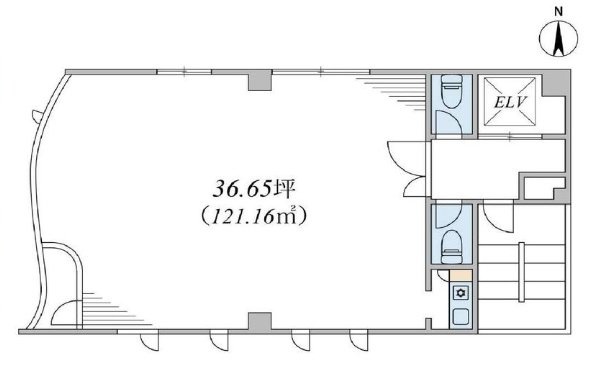 サンホワイトビル6F 間取り図