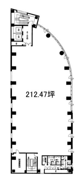 NBF赤坂山王スクエアビル501 間取り図