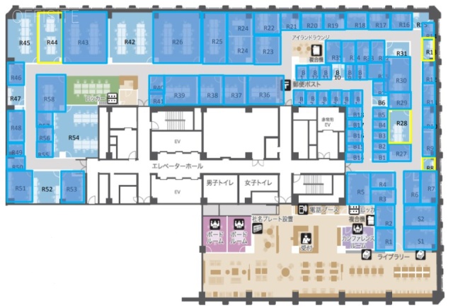 ビジネスエアポート丸の内(岸本ビル6階)1 間取り図
