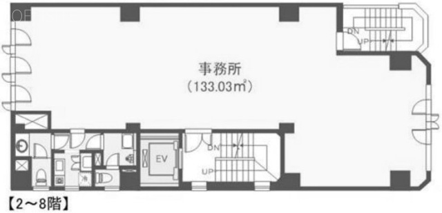 ムゲン日本橋ビル3F 間取り図