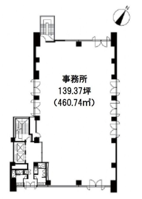 神田システムビルB1F 間取り図