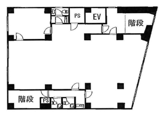 稲毛屋ビル2F 間取り図