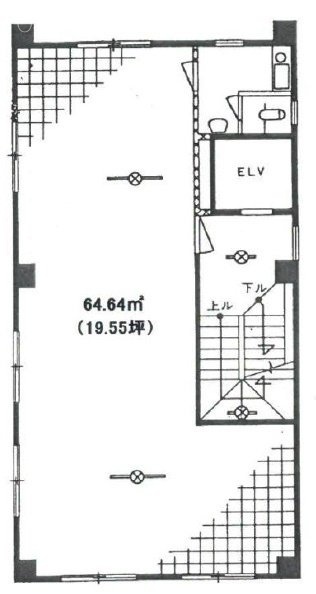 第一山本ビル3F 間取り図