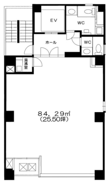 平和MKビル5F 間取り図