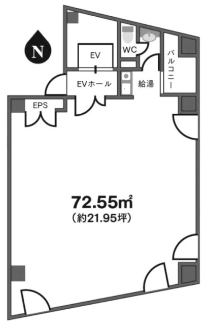 御茶ノ水クロスビル8F 間取り図