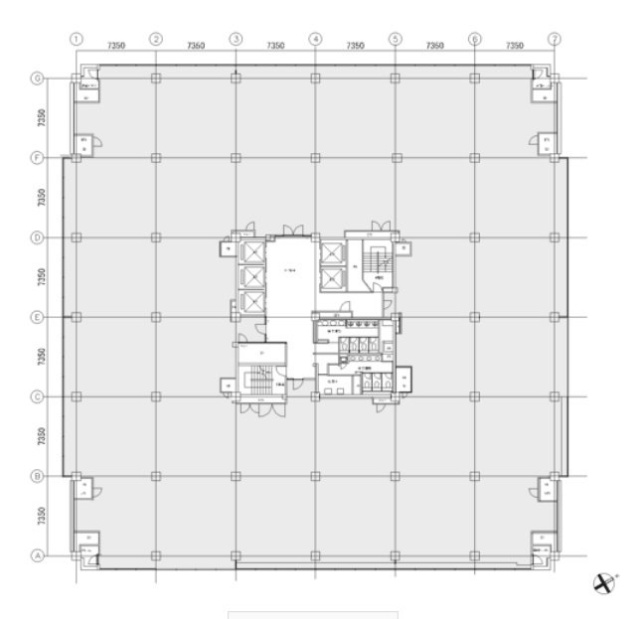 虎ノ門33森ビル1F 間取り図