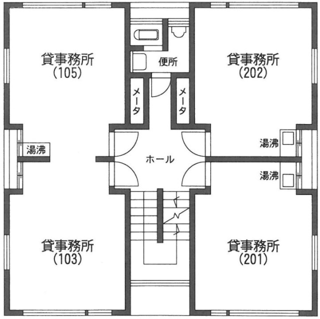 四谷エースビル103 間取り図