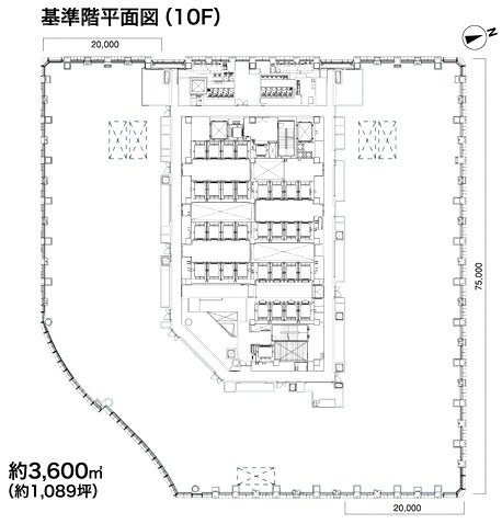 丸の内パークビルディング6F 間取り図